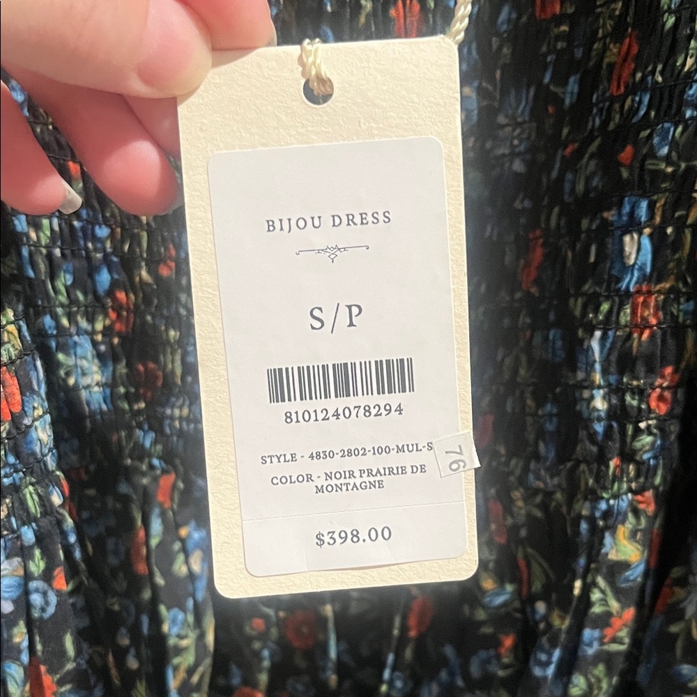 DOEN- NWT Bijou Dress in Noir Prairie de Montagne - Picture 6 of 7